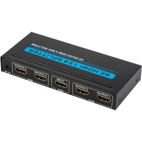 HDMI 2.0 verdeler 60Hz voor 4 beeldschermen 4K Ultra HD