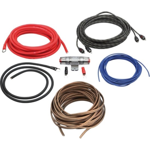 ACV Aansluitset voor Aftermarket Car Audio - Tot 500 watt - Met 5 meter Luidsprekerkabel