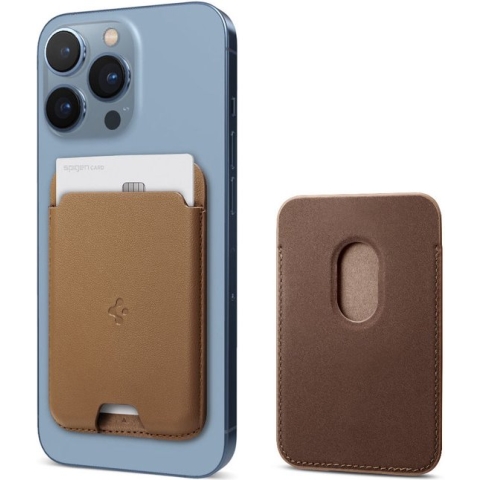 Spigen Valentinus Universele Magnetische Kaarthouder Bruin