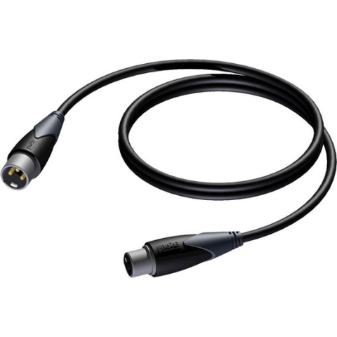 Procab CLD953 3-pins XLR (m) - 3-pins XLR (v) DMX kabel - 10 meter