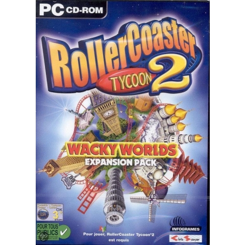 Roller Coaster Tycoon 2 - Add-on - Wacky Worlds - PC