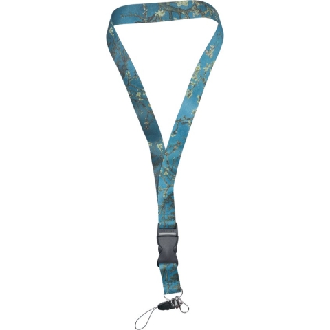 3BMT Keycord Sleutelhanger met Badgehouder - Van Gogh - Amandelbloesem
