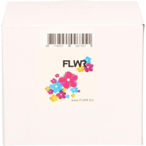 FLWR - Labels / Brother DK-11241 / wit / Geschikt voor Brother