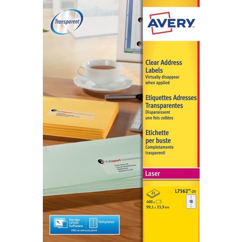 Avery L7562-25 adreslabels