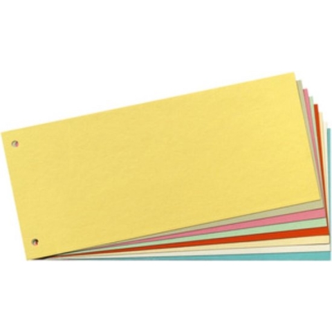 Herlitz verdelers - voor DIN A4 - manilla karton - zeem - 100st.