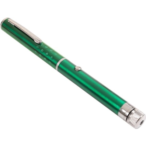 Emax groene laserpen met vijf opzetstukjes