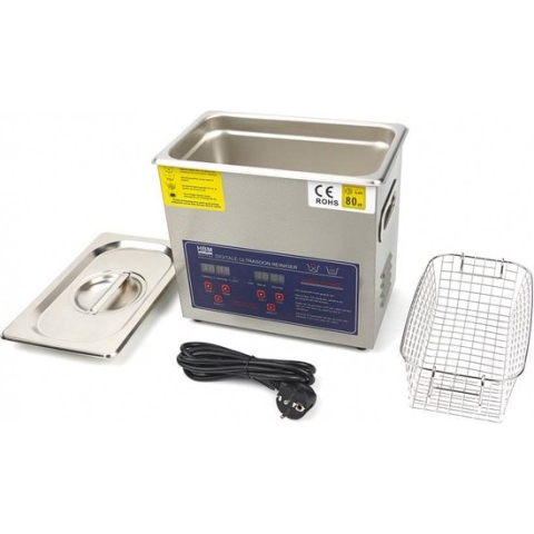 HBM 3,2 Liter Professionele Ultrasoon Reiniger 120 Watt.