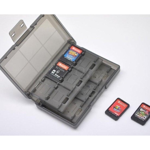 LOUZIR 24 Slots Plastic Game Kaarten Houder geschikt voor Nintendo Switch