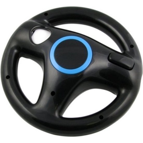Stuur Wiel Zwart Compatible met Nintendo Wii Controllers
