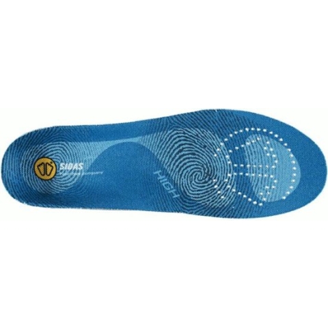 Sidas inlegzool - 3 Feet High Arch – unisex - blauw - 42/43