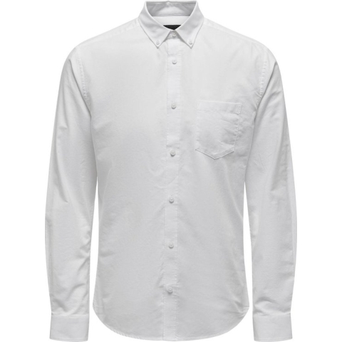ONLY & SONS ONSALVARO LS OXFORD SHIRT Heren Overhemd - Maat L