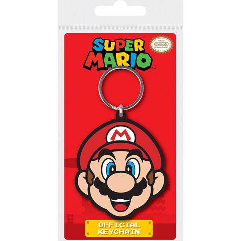 Nintendo Super Mario - Rubberen Sleutelhanger Mario