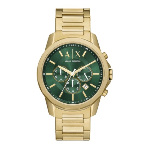 Armani Exchange AX1746 Mannen Horloge 44 mm - Goudkleurig