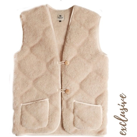 Alwero Exclusive bodywarmer Alpen Onion Beige M