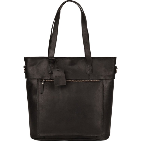 Burkely Vintage Jade Laptopshopper - Schoudertas - Zwart