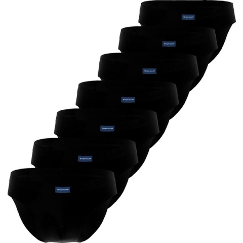TOM TAILOR - maat 2XL- Texas - 7-Pack - Heren Slip - Zwart