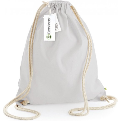 EarthAware? Organic Gymsac (Licht Grijs)