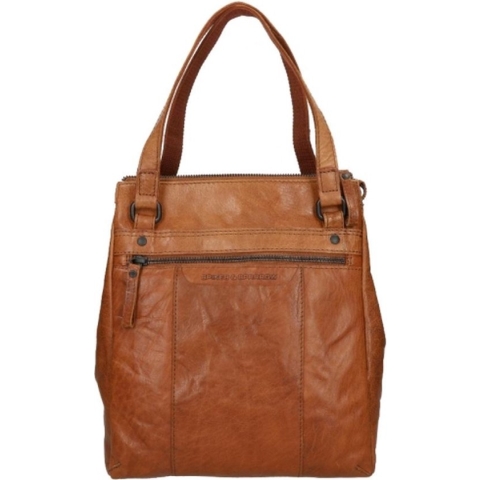 Spikes & Sparrow Rugzak Bronco Leer - cognac