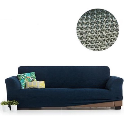 Milos meubelhoezen - Hoes voor bank - 290-320cm - Lichtgrijs