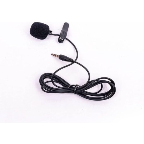 JH-043 Draagbare Clip-on Microfoon - 3.5mm AUX Aansluiting - 360° Draaibaar - Plug & Play - Windgeruis Bescherming