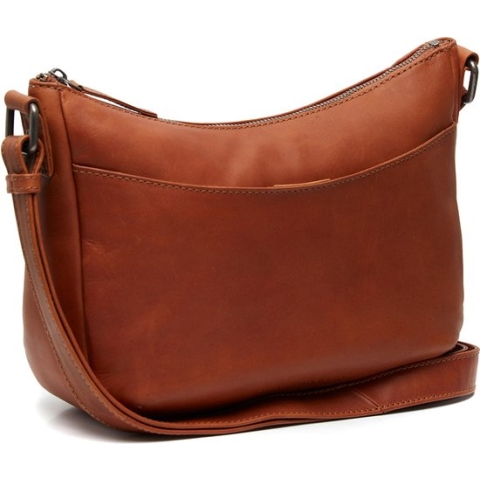 The Chesterfield Brand Leren Schoudertas Cognac Henderson