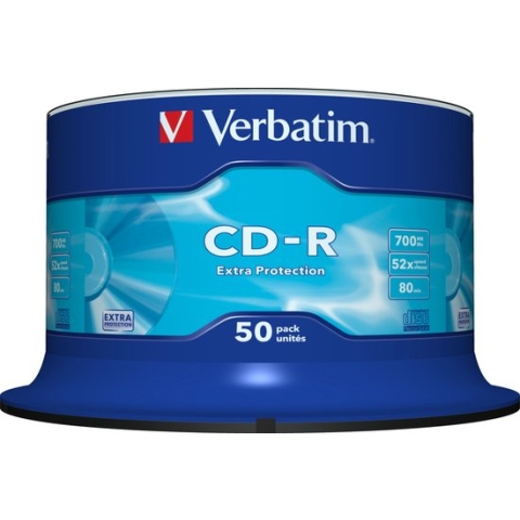 Verbatim 43351 CD-R 80 disc 700 MB 50 stuk(s) Spindel