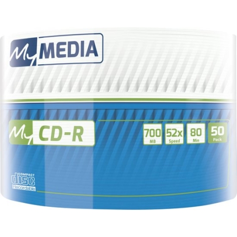 MyMedia CD-R 52X 50PK Wrap 700MB