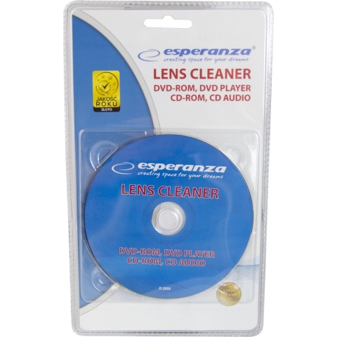 Esperanza Laser Lens Cleaner | CD / DVD | Speler Lens Reiniger | Ook voor Auto