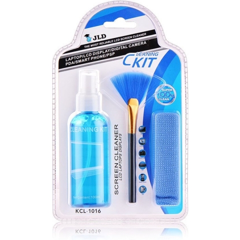 V&P Schermreiniger - Screen cleaner - Telefoon - Beeldscherm - Camera - Bril - Toetsenbord - Beeldscherm reiniger - Keyboard cleaner - Microvezeldoekjes - Desinfectie spray - Spray - Set - 100ml