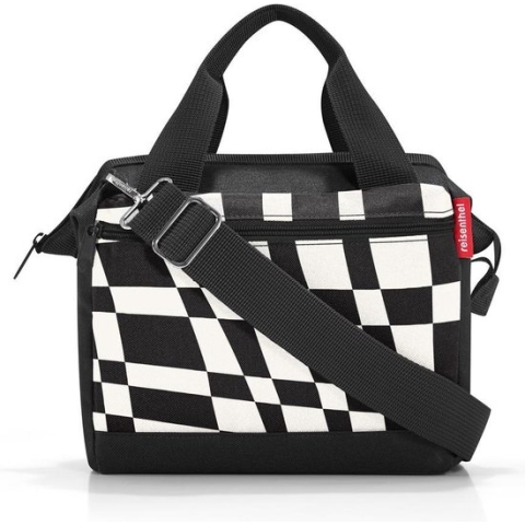 Reisenthel Allrounder Cross Schoudertas - 4L - Op-Art Zwart