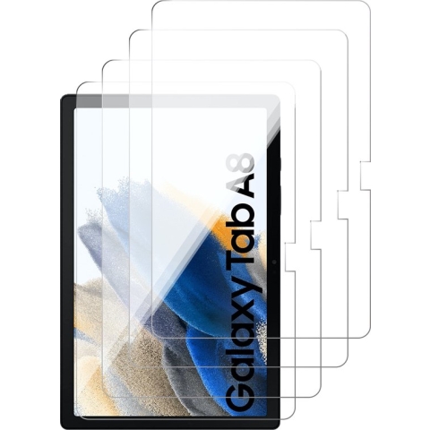 Samsung Galaxy Tab A8 Screenprotector - 2021 / 2022 - Gehard Glas Beschermglas Tempered Glass Screen Protector - 4 Stuks