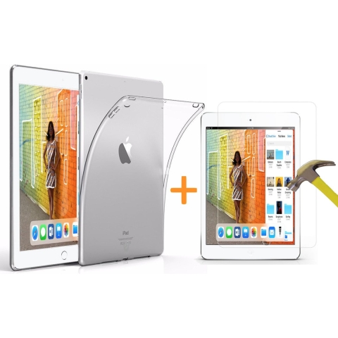 iPad 2018 Hoes en iPad 2018 Screenprotector - 9.7 Inch - iPad 2018 Screenprotector - iPad 2018 Hoes Transparant