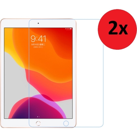 iPad 8 10.2 2020 Screenprotector - 10.2 inch - iPad 9 10.2 2021 Screenprotector - iPad 7 10.2 2019 Screenprotector - Beschermglas Tempered Gehard Glas 2x