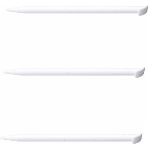 3x Stylus pen geschikt voor Nintendo NEW 3DS XL - Wit