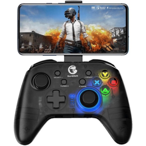 Gamesir T4 PRO – Draadloze Game Controller – Android / IOS / SWITCH / WINDOWS -  600MAH – Vibratie in Controller – LED -Zwart