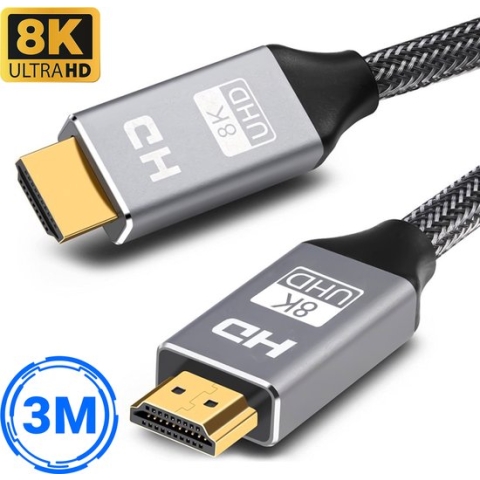 SBVR HDMI 2.1 Kabel - 8K Ultra High Speed - 4K 120Hz - ARC - HDR - 3 meter