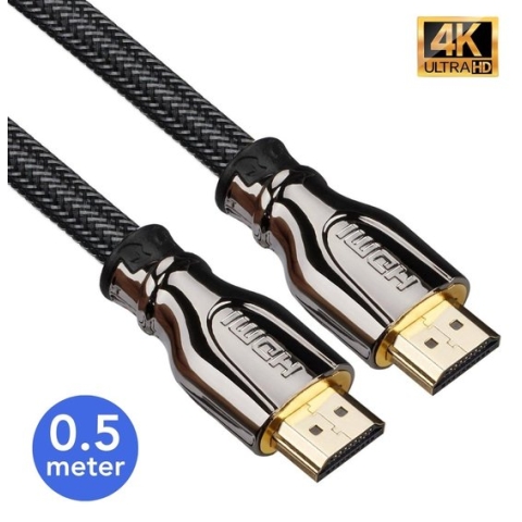 HDMI 2.0 Kabel 0,5 Meter - Ultra HD 4K High Speed (60/120/240Hz) - 18GBPS