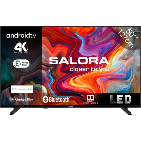 Salora SMART50TV - 50 Inch - Smart TV - 4K Ultra HD - 2023 - Televisie