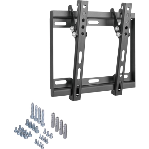 Platte TV beugel - Kantelbaar - t/m 42 inch - Zwart - Allteq