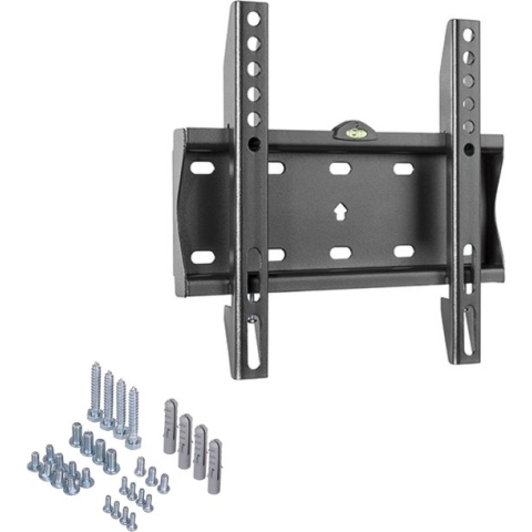 Platte TV beugel - Vast - 23 t/m 42 inch - Zwart - Allteq