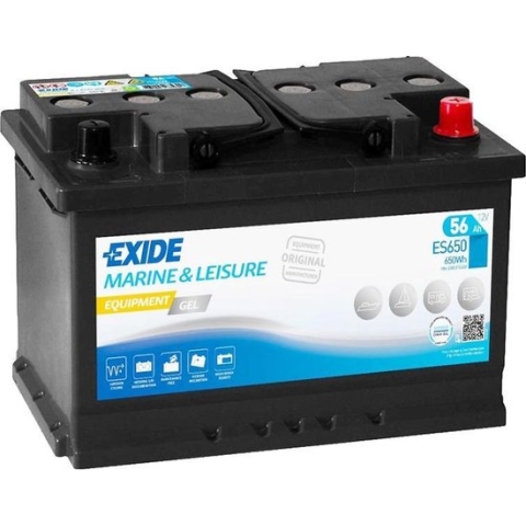 EXIDE ES650 Marine & Leisure Equipment 12V 56Ah Gel