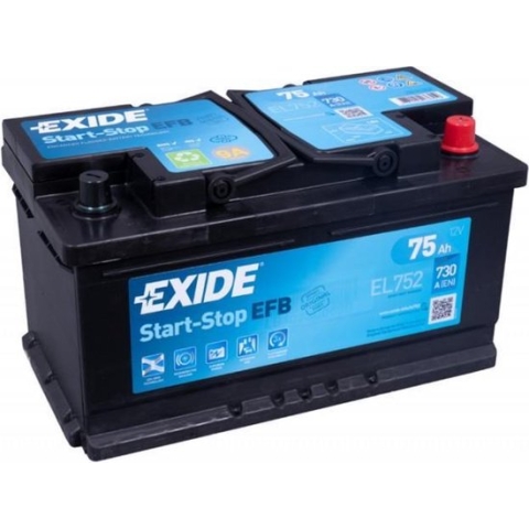 Exide Technologies EL752 Start-Stop 12V 75Ah EFB