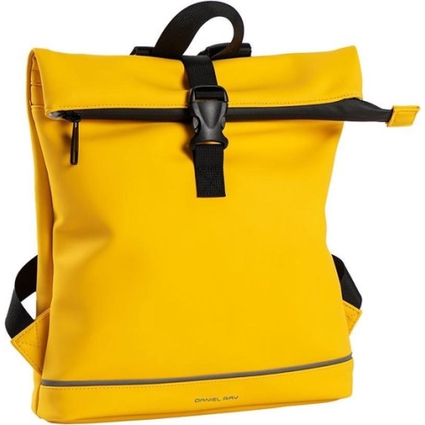 Daniel Ray Jefferson Rolltop Laptop Rugzak Waterproof - Geel