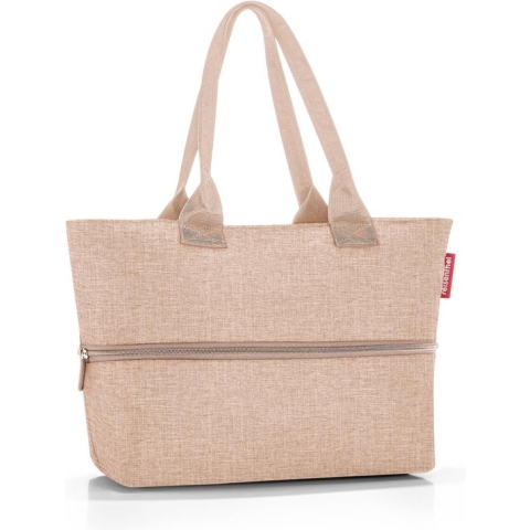 Reisenthel Shopper E1 Shopper Schoudertas - 12L - Twist Coffee Beige