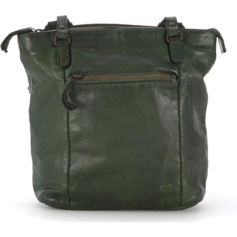 Bear Design Sandy Leren Schoudertas / Rugtas - Groen