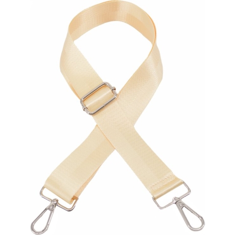 Bag Strap / Tas Riem Effen - Vanille | 130 x 3,8 cm | Schouderriem / Tashengsel