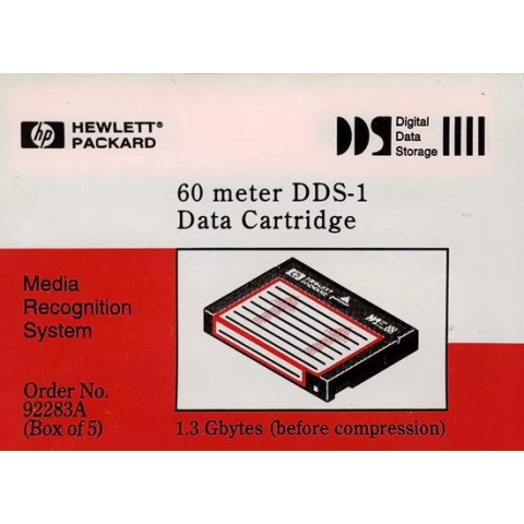 HP Professionele DAT audiocassette 120 minuten (Digital Audio Tape)