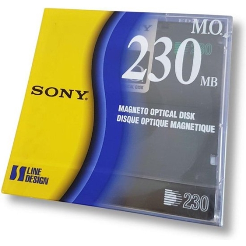 Sony Magneto Optical Disk 230 MB