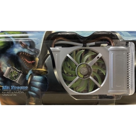Mr. Freeze Dual Heatpipe Universele VGA Cooler voor ATI en NVIDIA