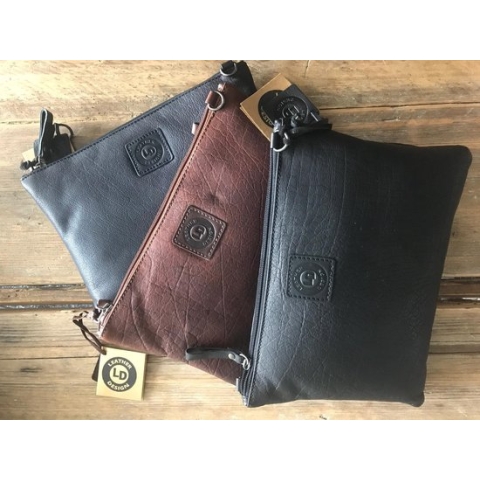 Leather Design Dames Schoudertas Blauw